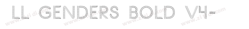 All Genders Bold v4字体转换